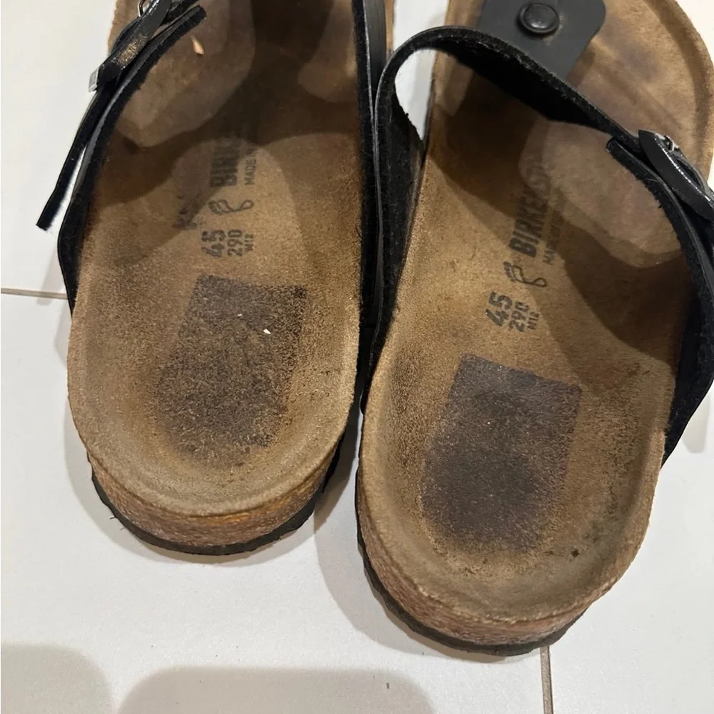 Birkenstock Gizeh Birko-Flor Sandals Men’s 12 EU Size 45 black